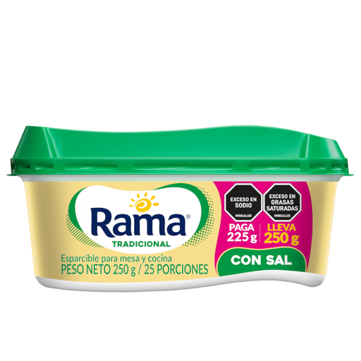 [051781] Margarina Rama Con Sal Pague 225Gr Lleve 250Gr