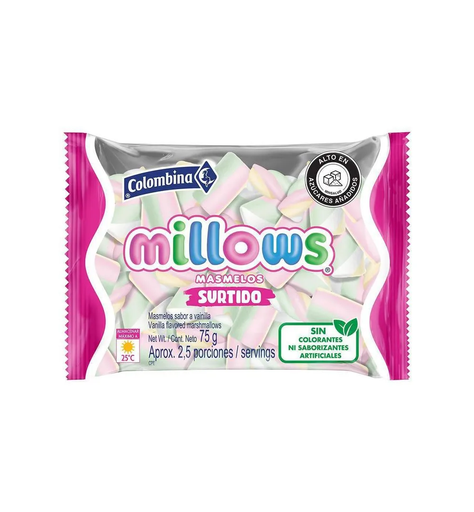 [001380] Masmelos Millows Surtido 35Gr