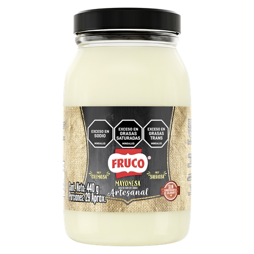 [050263] Mayonesa Fruco Artesanal Frasco 440Gr