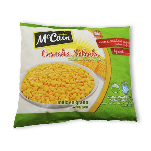 [005823] Maíz En Grano Congelado Mc Cain 500Gr