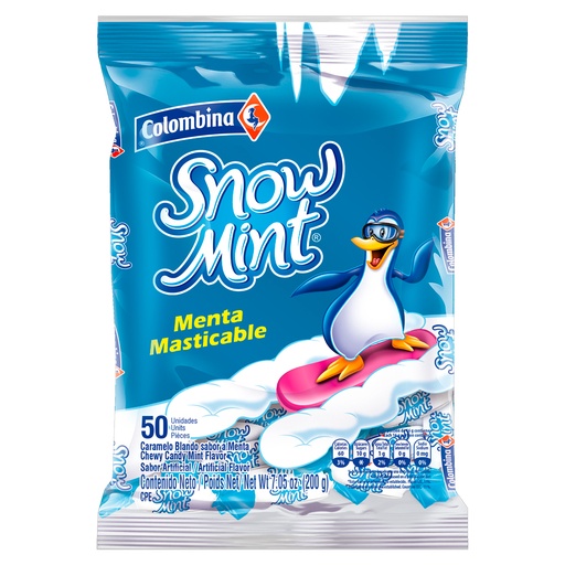 [001411] Menta Snow Mint 50 Unidades 215Gr