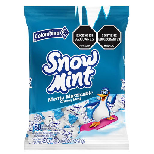 [001411] Menta Snow Mint 50 Unidades 215Gr