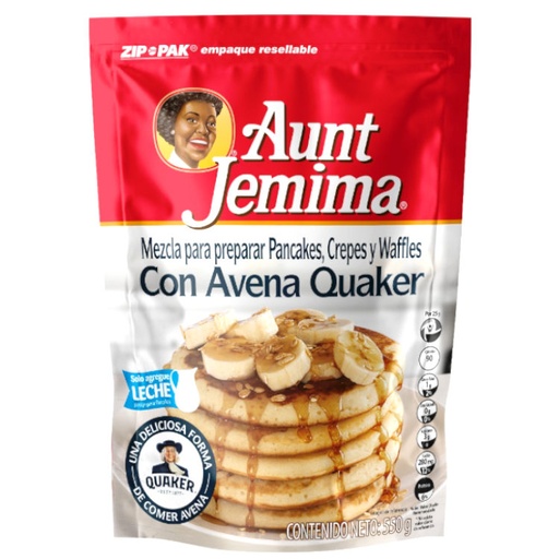 [053245] Mezcla Pancakes Aunt Jemima Con Avena Quaker 550Gr