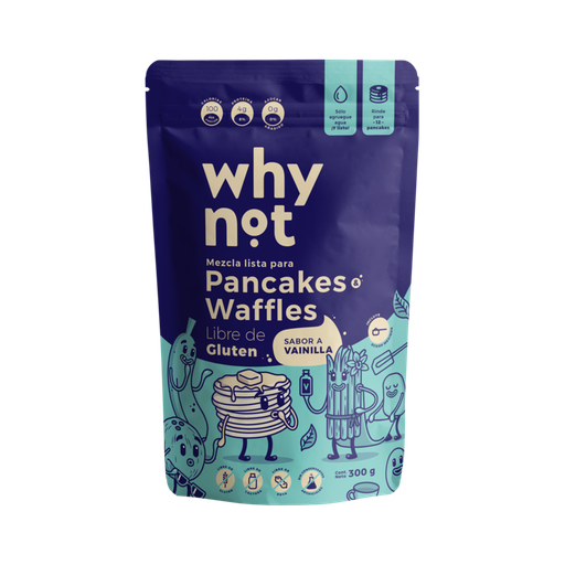 [052520] Mezcla Para Pancakes Y Waffles Vainilla Why Not 300Gr