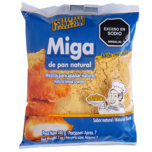 [017599] Miga De Pan Seba-Seba Natural 200Gr