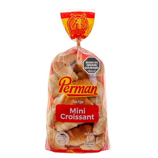 [003039] Mini Croissant Perman 20 Unidades 430Gr