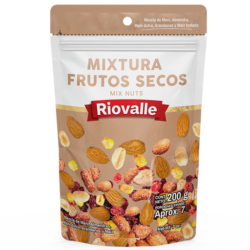 [016830] Mixtura De Frutos Secos Riovalle 200Gr