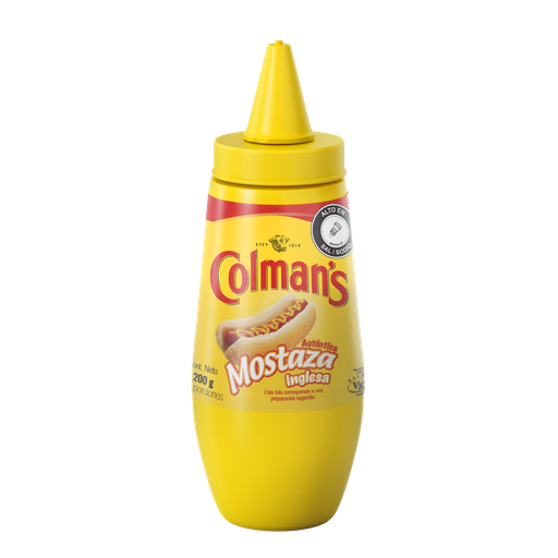 [003495] Mostaza Inglesa Colman's Tarro 200Gr