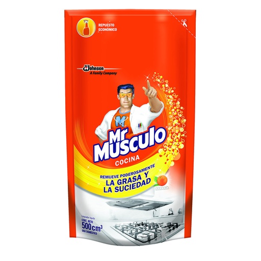 [001579] Mr Músculo Antigrasa Cocina Naranja Repuesto 500Cc