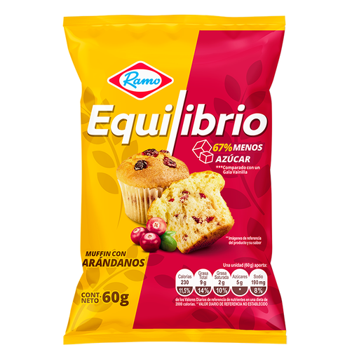 [052920] Muffin Ramo Equlibrio Con Arándanos 60Gr