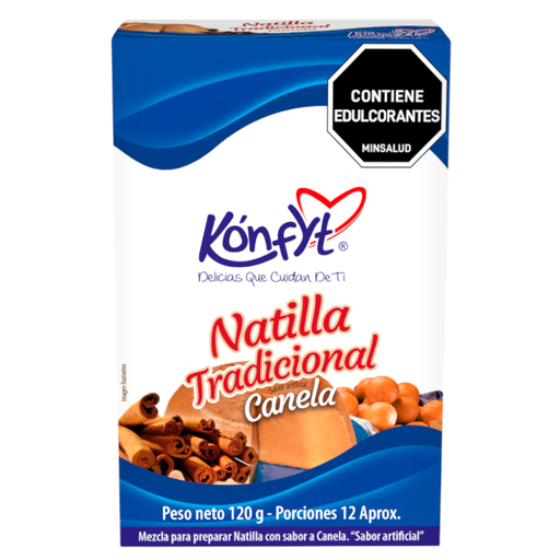 [004556] Natilla Kónfyt Canela Navidad 120Gr