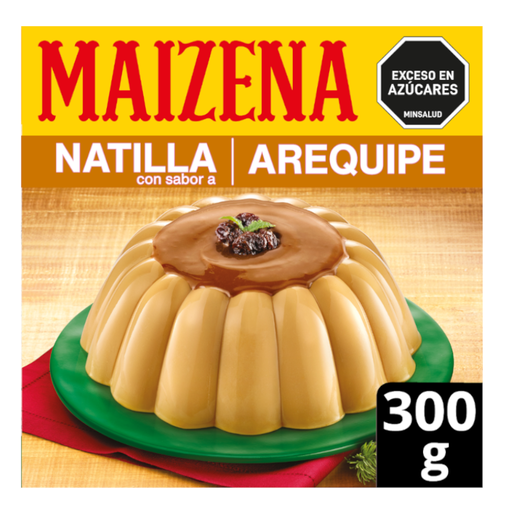 [005910] Natilla Maizena Arequipe Navidad 300Gr