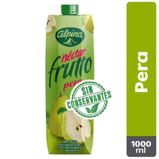 [005162] Nectar Frutto Pera Alpina Tetrapack 1000Ml