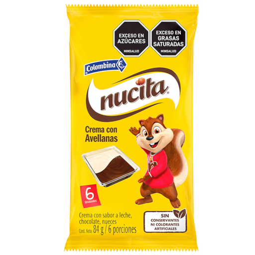 [046850] Nucita Crema 6 Unidades 84Gr