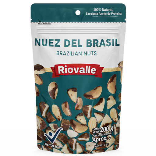[013122] Nuez Del Brasil Riovalle 200Gr