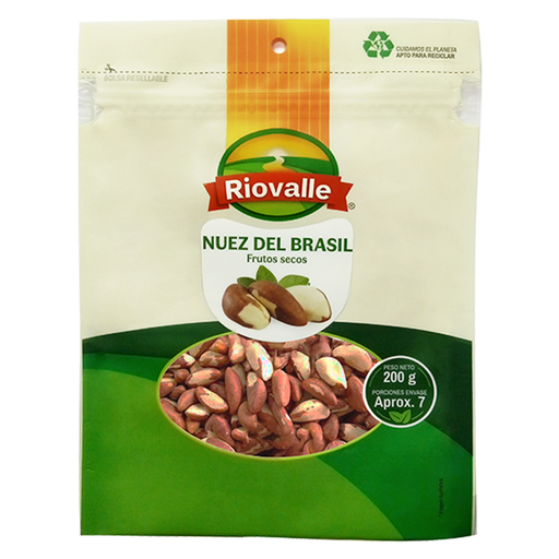 [013122] Nuez Del Brasil Riovalle 200Gr