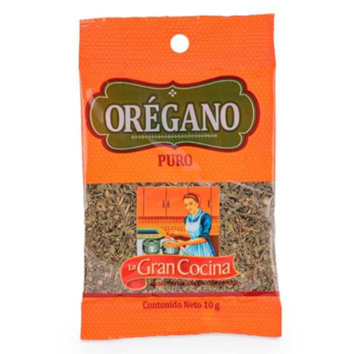 [000368] Oregano Puro La Gran Cocina Bolsa 10Gr