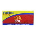 Palillos Hamburguesa El Sol 125 Unidades