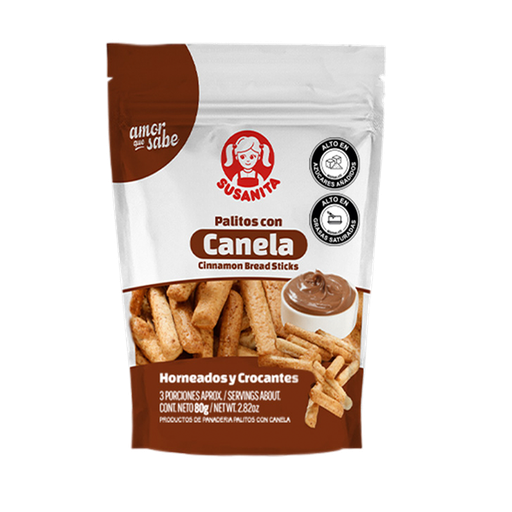 [052065] Palitos Horneados Susanita Con Canela 80Gr