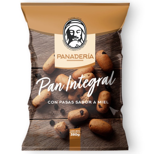 [052892] Pan Arabe Integral Pasas Y Miel 380Gr