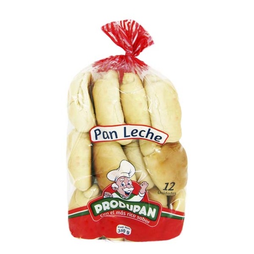 [047295] Pan De Leche Produpan 12 Unidades 350Gr