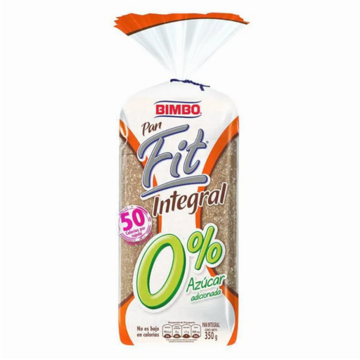 [047671] Pan Tajado Bimbo Fit Integral 0% 350Gr