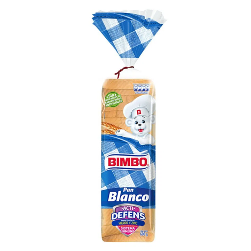 [011415] Pan Tajado Blanco Familiar Bimbo 600Gr