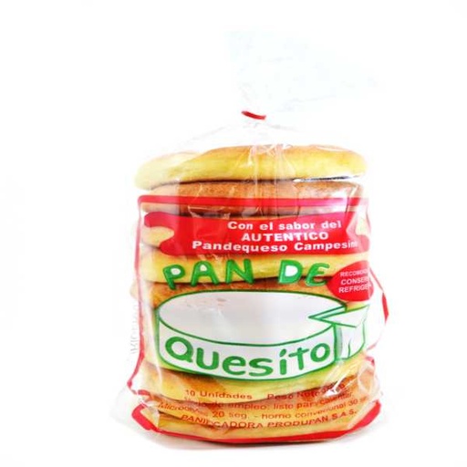 [003418] Pandequesito Produpan 10 Unidades 370Gr