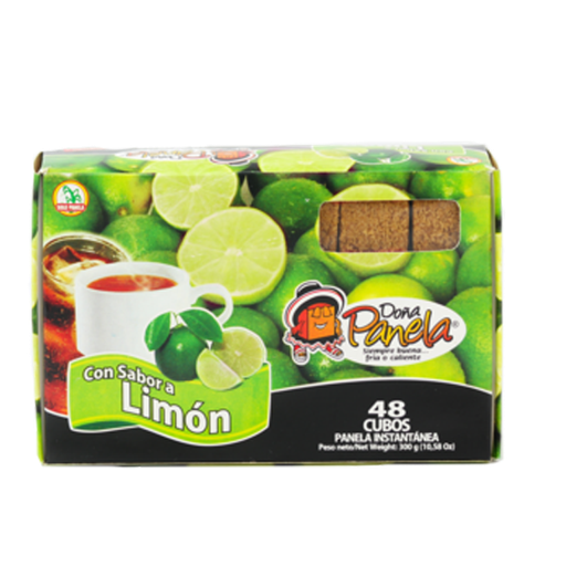 [003459] Panela Cubo Doña Panela Limon 48 Unidades 300Gr