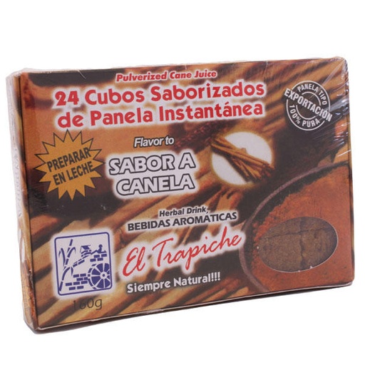 [002173] Panela Cubos El Trapiche Canela 160Gr