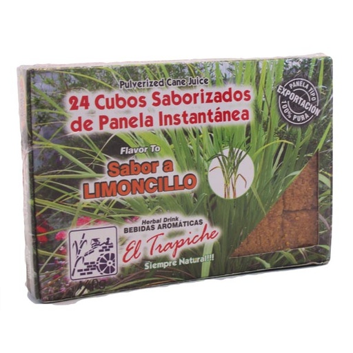 [002168] Panela Cubos El Trapiche Limoncillo 160Gr