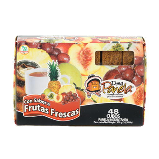 [015077] Panela Doña Panela Frutas Frescas 48 Unidades 300Gr