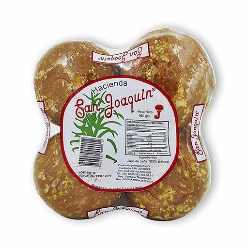 [005658] Panela Redonda San Joaquin Pequeña 8 Unidades 960Gr