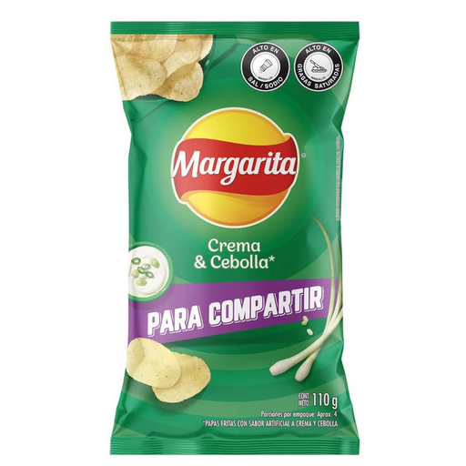 [052546] Papas Crema Cebolla Margarita 110Gr
