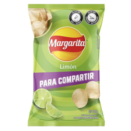 [050582] Papas Limón Margarita Individual 105Gr