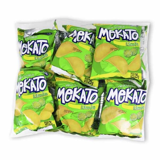 [001052] Papas Mekato Limon 12 Unidades 300Gr