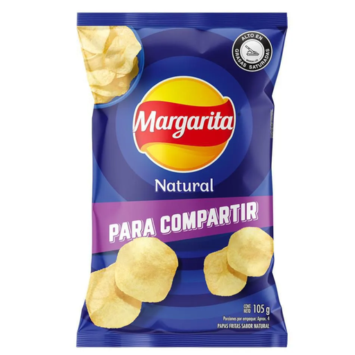 [050581] Papas Natural Margarita Individual 105Gr