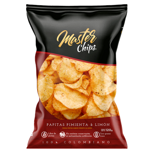 [052913] Papas Pimienta Master Chips 120Gr