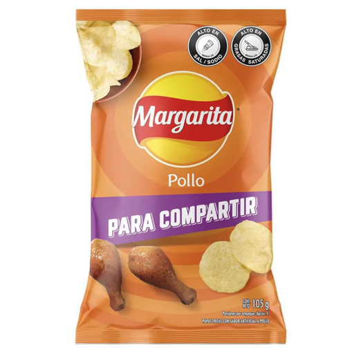[050583] Papas Pollo Margarita Individual 105Gr