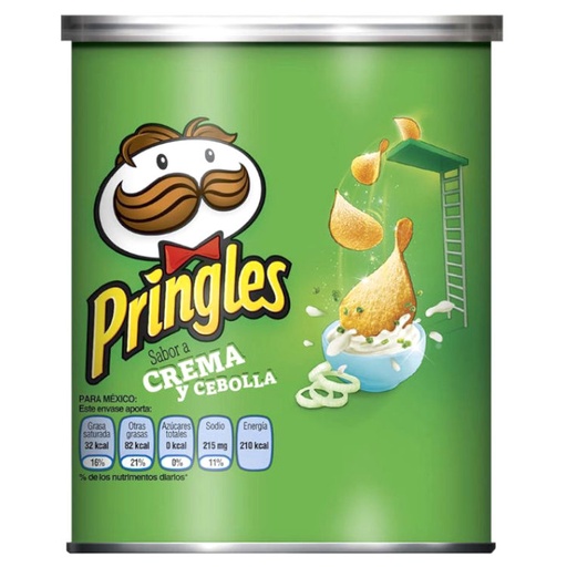 [015296] Papas Pringles Crema Cebolla 37Gr