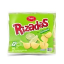 Papas Rizadas Limon Yupi 12 Unidades 300Gr