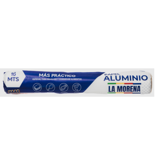 [002206] Papel Aluminio La Morena 16M