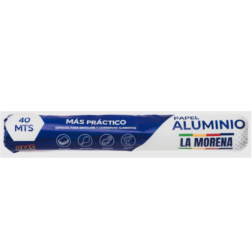 [002208] Papel Aluminio La Morena 40M