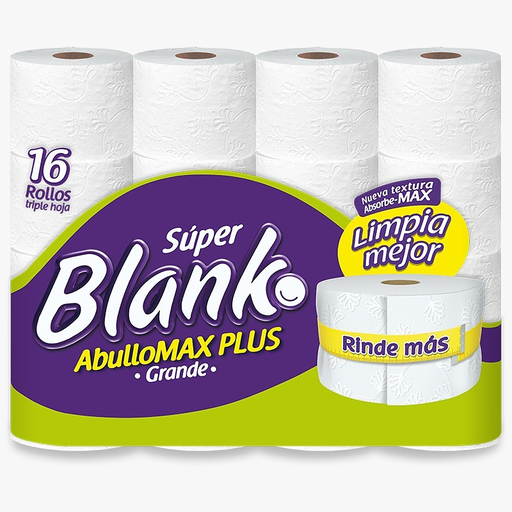[017664] Papel Higiénico Super Blanko Abullonado Grande 16 Unidades