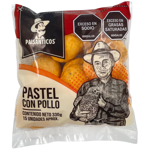 [050852] Pastelito Tipo Coctel Pollo Paisanticos 15 Unidades