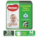 Pañal Huggies Active Sec M 30 Unidades
