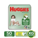 Pañal Huggies Active Sec Xg 50 Unidades