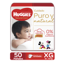 Pañal Huggies Natural Care XG/4 50 Unidades