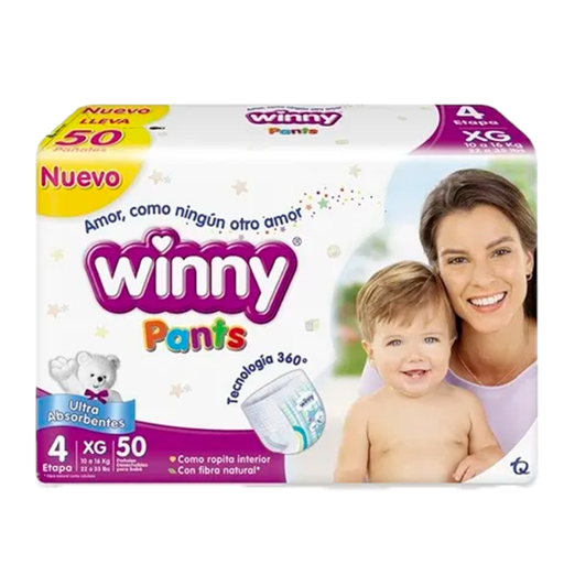 [051225] Pañal Winny Pants Etapa 4 50 Unidades