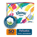 Pañuelo Facial Kleenex Seda Triple Hoja 50 Unidades